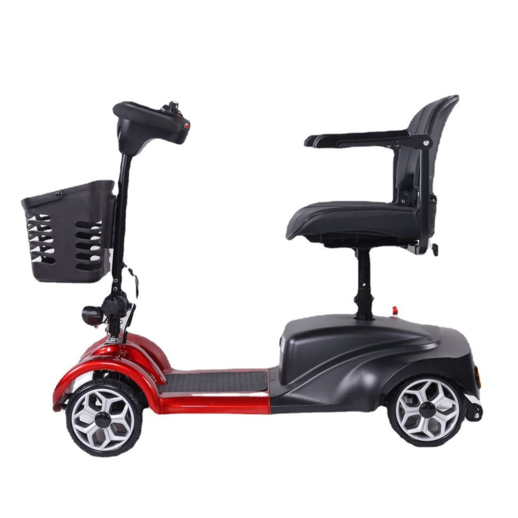 Factory direct sales of folding large-wheel electric battery-powered vehicles, small adult electric vehicles, and home-use elderly mobility vehicles.(08A)