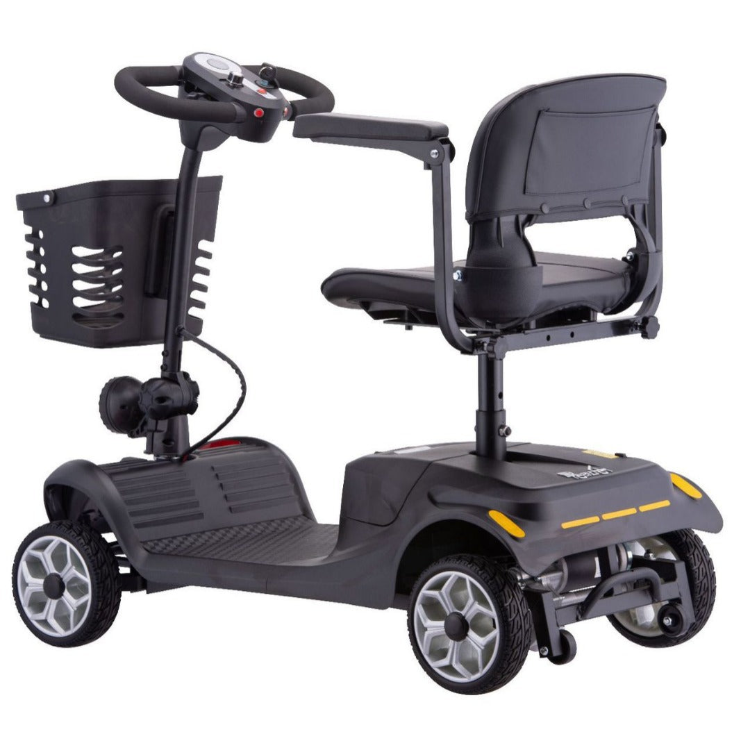 易乐老年代步车迷你老年车低速四轮电动车安全刹车电动车可折叠车