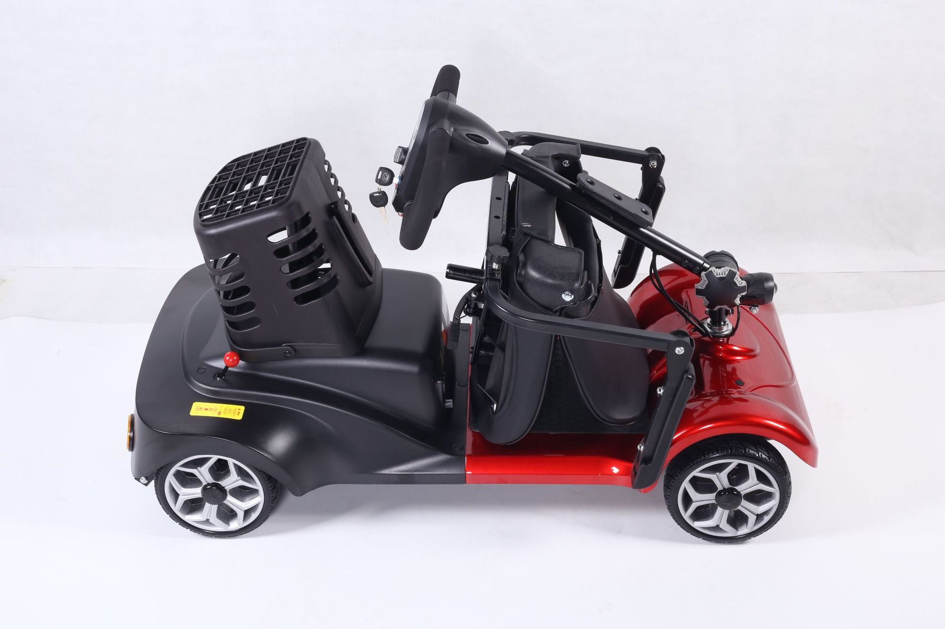 Factory direct sales of folding large-wheel electric battery-powered vehicles, small adult electric vehicles, and home-use elderly mobility vehicles.(08A)