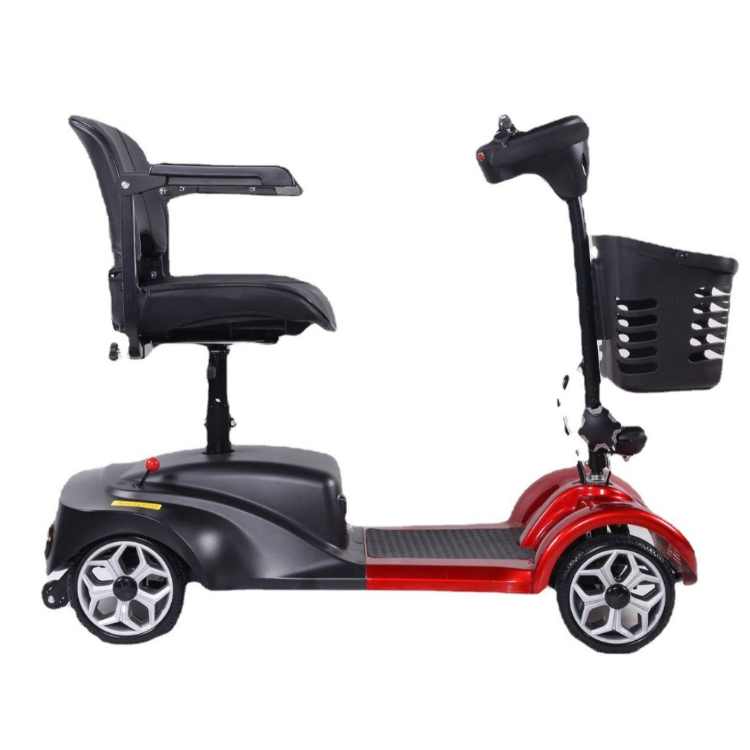 Factory direct sales of folding large-wheel electric battery-powered vehicles, small adult electric vehicles, and home-use elderly mobility vehicles.(08A)