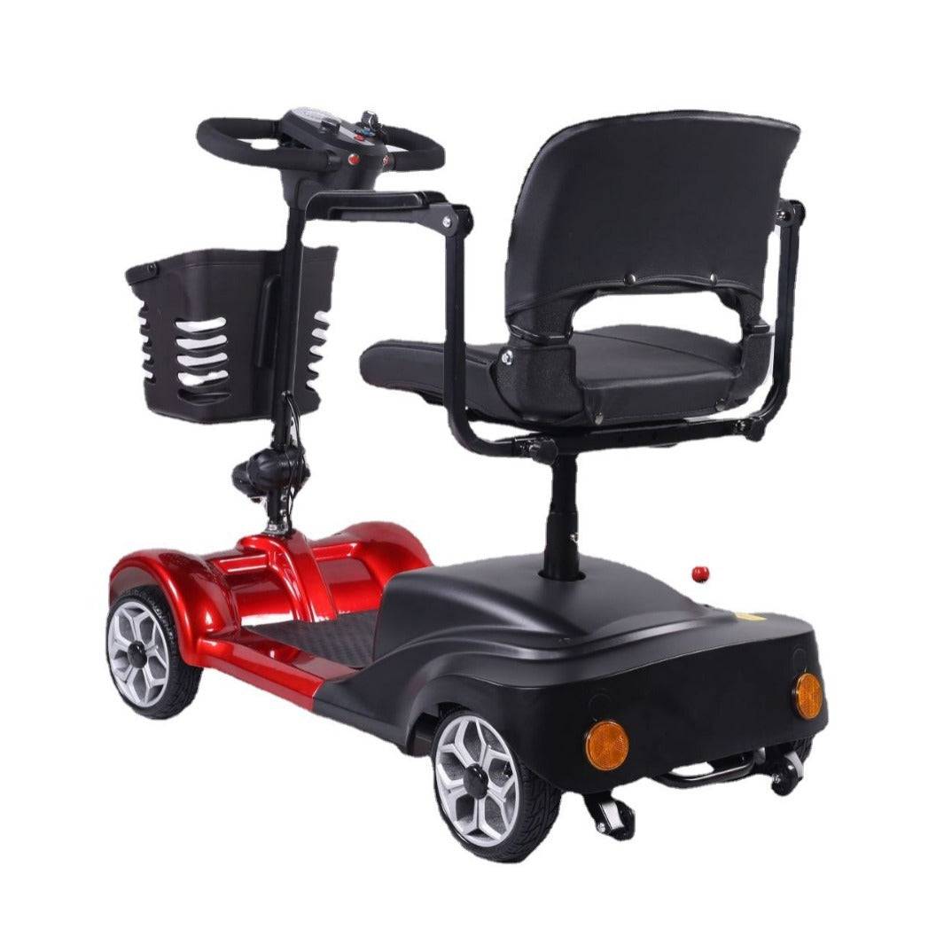 Factory direct sales of folding large-wheel electric battery-powered vehicles, small adult electric vehicles, and home-use elderly mobility vehicles.(08A)