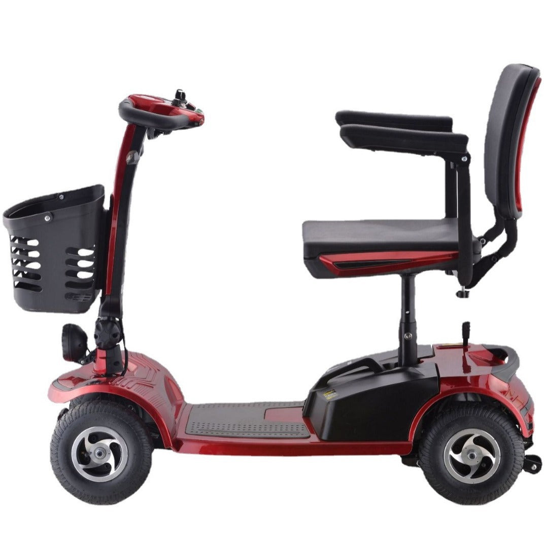 Factory direct sales of folding large-wheel electric battery-powered vehicles, small adult electric vehicles, and home-use elderly mobility vehicles.(01)