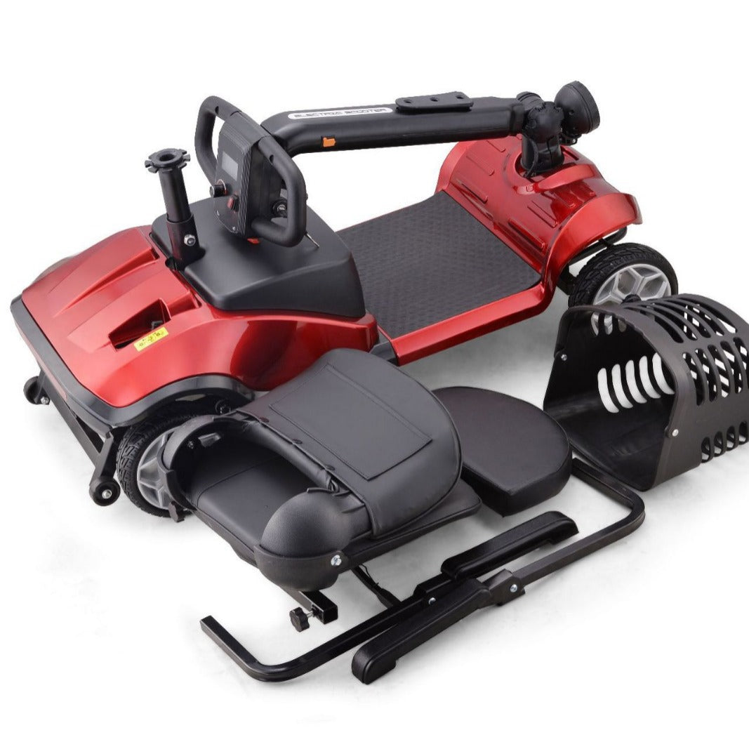Factory direct sales of folding large-wheel electric battery-powered vehicles, small adult electric vehicles, and home-use elderly mobility vehicles.（09B）